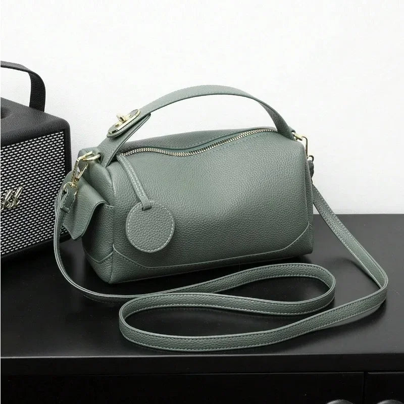 Women's Bags Fashion PU Leather Top Carrying Bag Handbags Multi Pocket Design Multifunctional Crossbody Tote Bag Shoulder Bag
