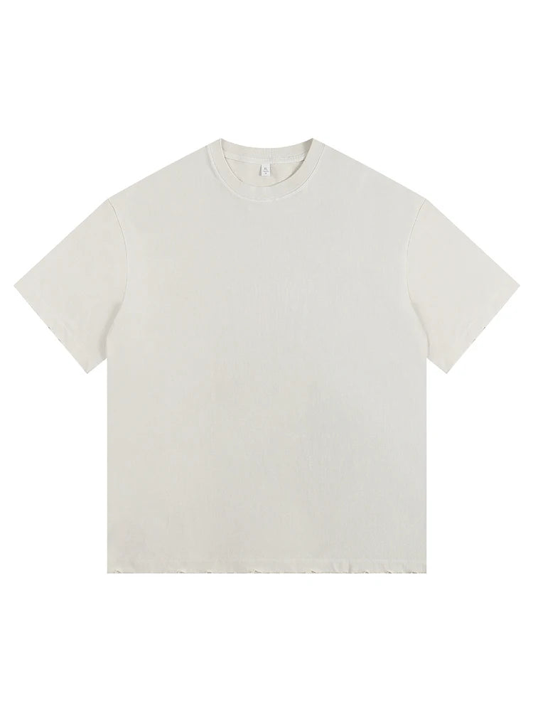 MiuKoMiYa Summer Loose T Shirts Women Basic Cotton Wahsed Short Sleeve Tees Oversized Casual Basic Female T Shirts Streetwear