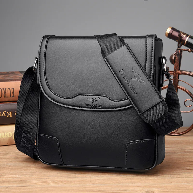 Luxury Brand Men Leather Shoulder Bags Waterproof Business Handbag Travel Tote Crossbody Cross Body Messenger Bag Pack For Male