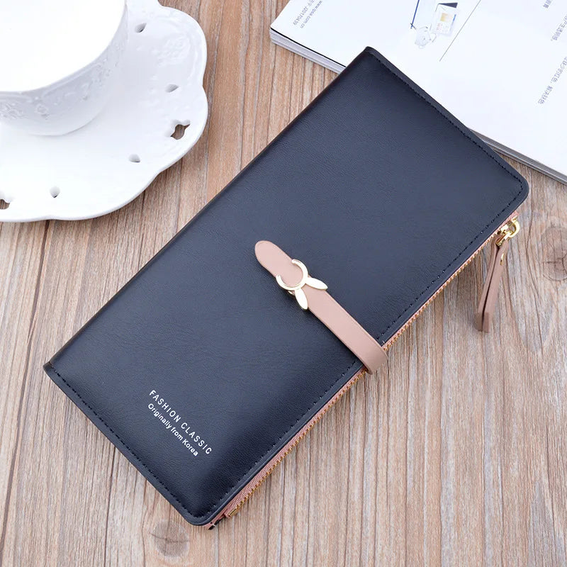Luxury Long Wallet Purses for Women New Trend Slim Wallets Female Clutch Bag Ladies Credit Card Holder
