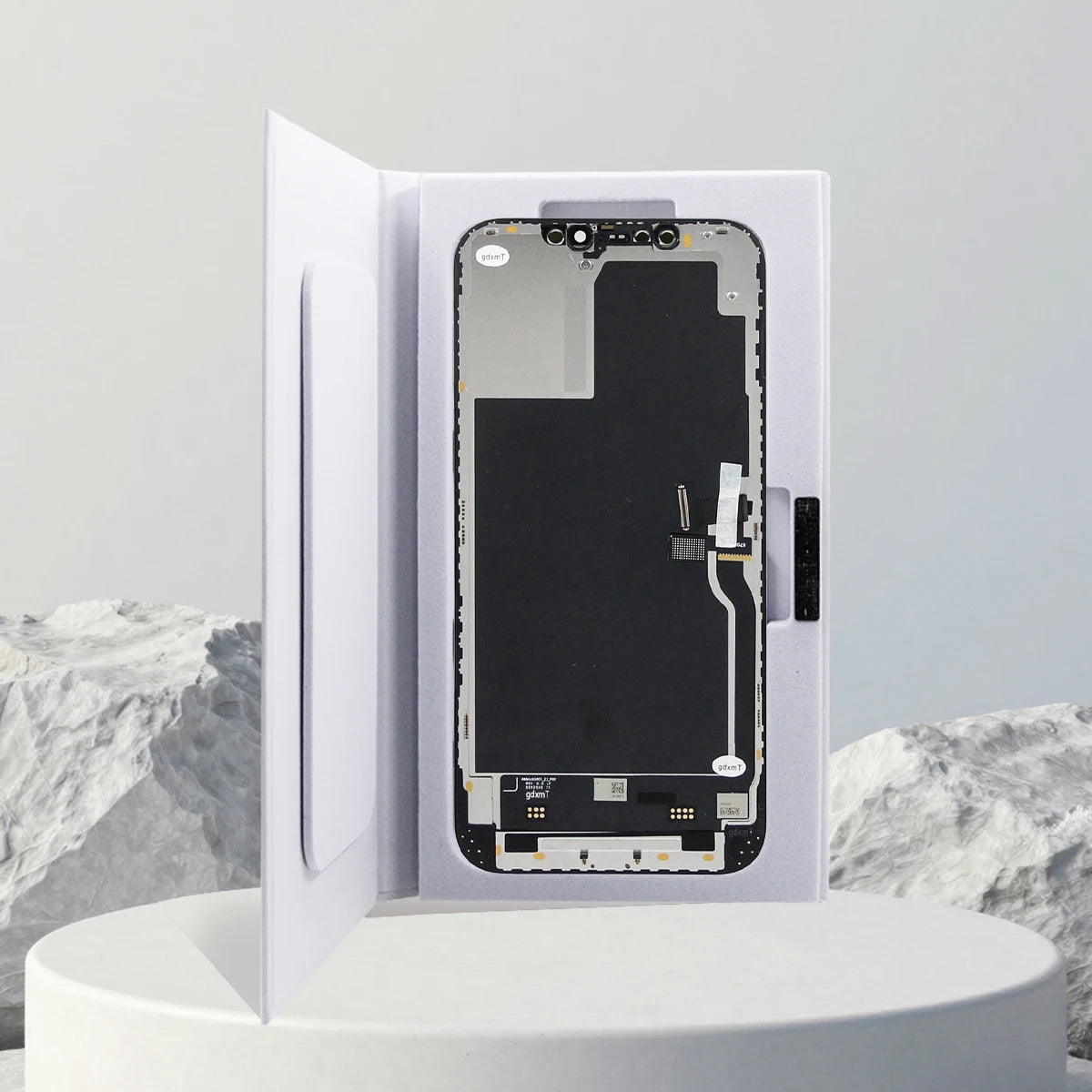 RJ Series SOFT OLED For iPhone 13 14 15 16 17 Pro Max Plus LCD Display Touch Screen Digitizer Assembly Replacement