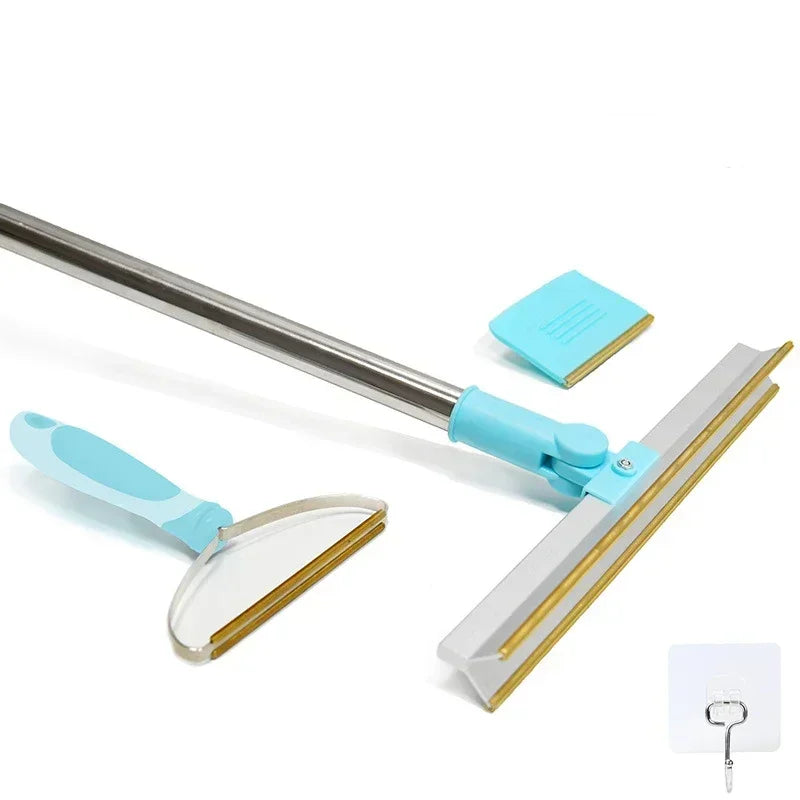 Pet Hair Remover Set Carpet Rake for Pet Hair Removal Adjustable Long Handle Dog Cat Hair Broom Reusable Fur Lint Remover