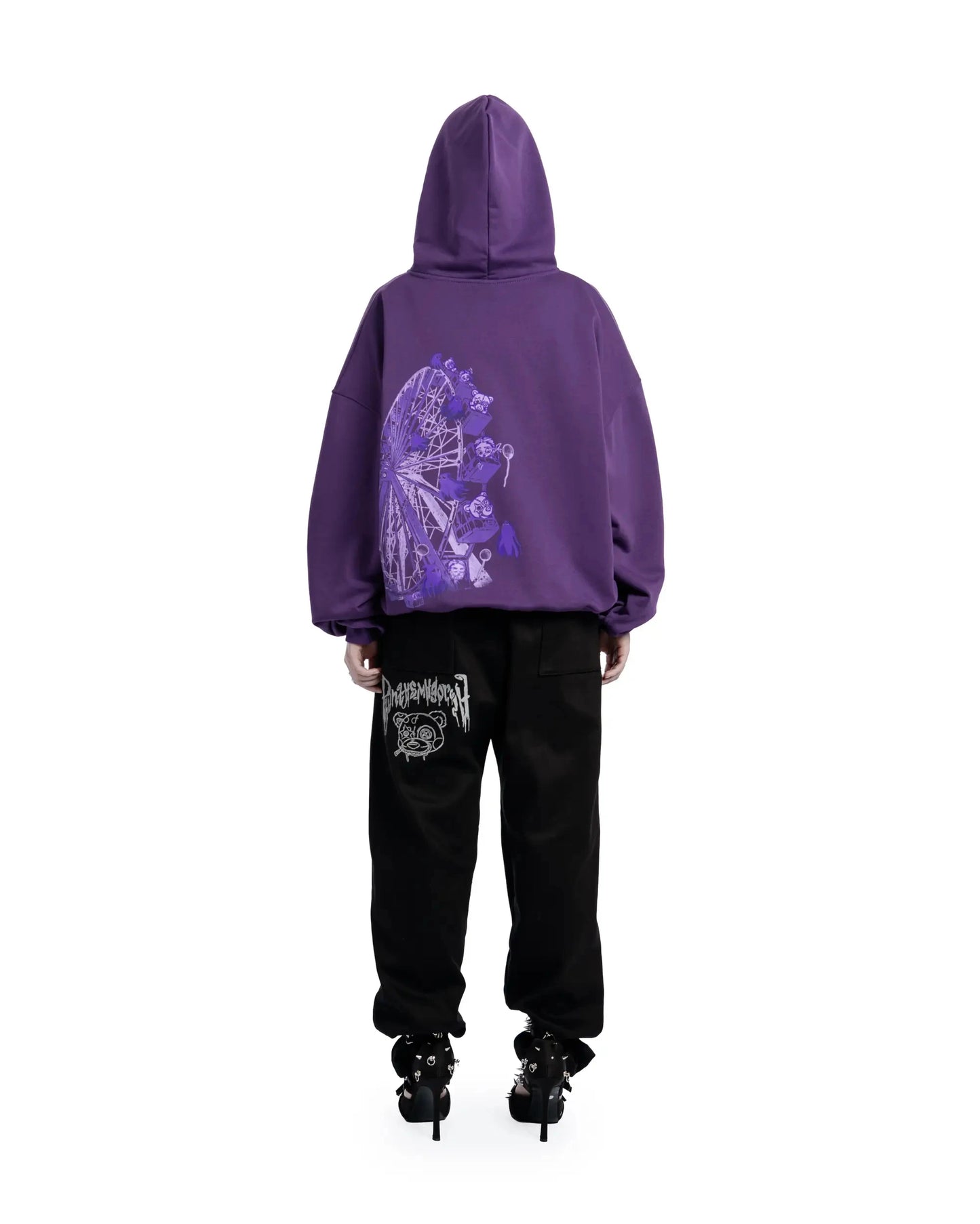 Y2K Retro Zip up Hoodie Men Ghost Wheel Pattern Zipper Sweatshirt High Street Hip Hop Streetwear Oversized Unisex MZLFF Hoodies
