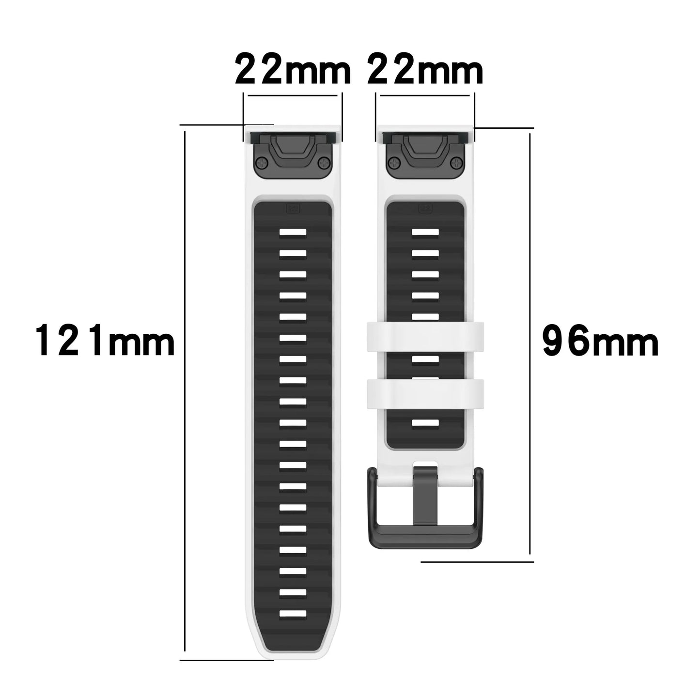 Quick Fit Strap for Garmin Fenix 8 7X 7 Pro Fenix 6X 6 5X 5Plus Tactix 7 silicone belt 22mm 26mm bracelet Fenix 8 band 47mm 51mm