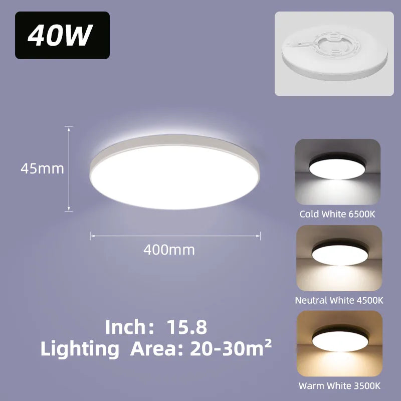 220V Led Ceiling Light Golden Bedroom Indoor Kitchen Lighting for Home Decor Dustproof Bathroom Led Lamp Golden Ceiling Lamps