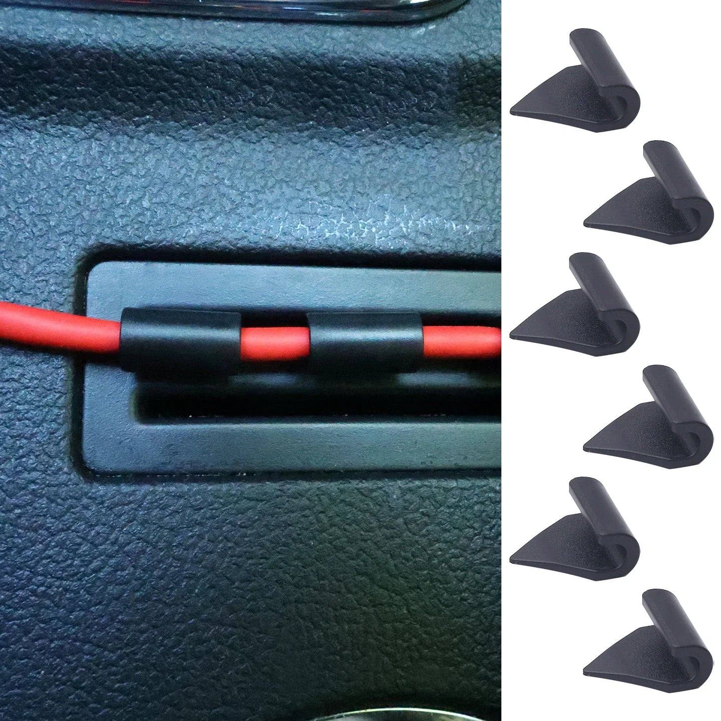 Multi-functional Fixed Wire Clip Storage Management Clip Cable Holder Car Navigation Car Charger Data Cable Fixing Clips