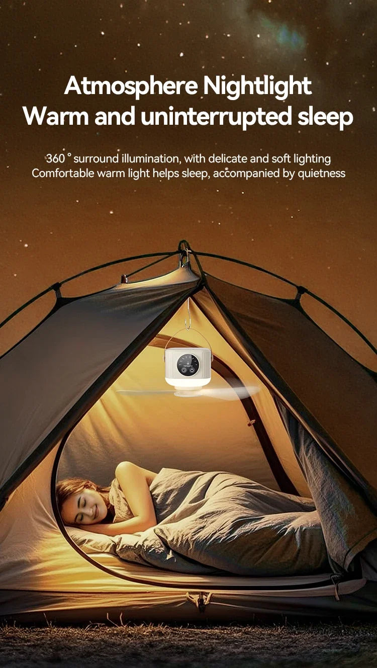 7200mAh Remote Control Timing USB Ceiling Fan 4 Gears Detachable Blade Portable Silent Cooling Outdoor Tripod Tent Camping Fan