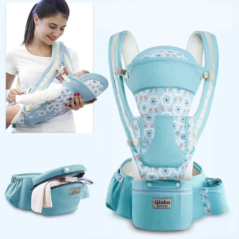Baby Carrier Waist Stool With Storage Bag Kangaroo Shoulder Swaddle Sling Infant Kid Wrap Ergonomic Backpack Hipseat