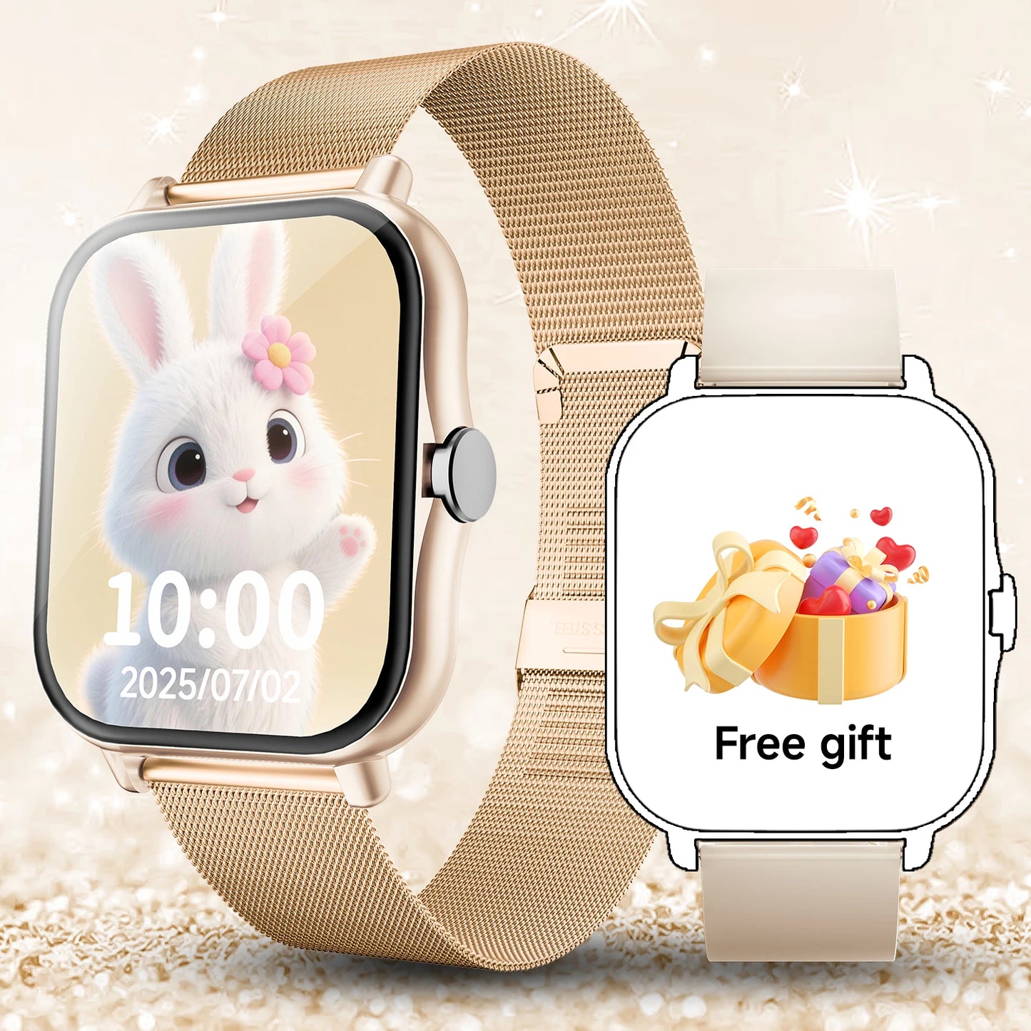 2025 New Smartwatch 1.83‘‘HD Screen with Wireless Call Sport Fitness Tracker Music Control Sedentary Reminder for Men Women Gift