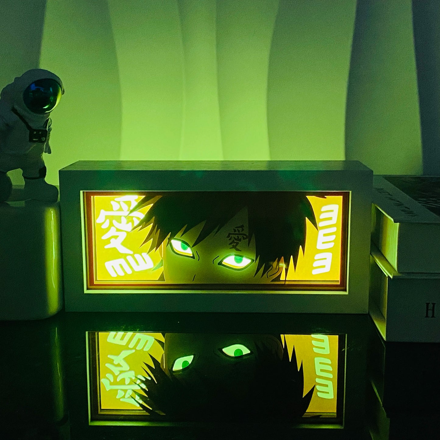 Anime Light Box Paper Cut Shadow Lightbox Wood Frame Nightlight for Child Bedroom Decor Led Night Light 3d Desk Lamp Gifts