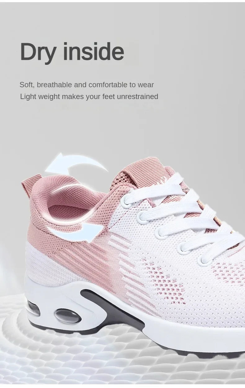 Women's Shoes 2025 Summer Casual Sneakers Breathable Mesh Affordable Free Shipping