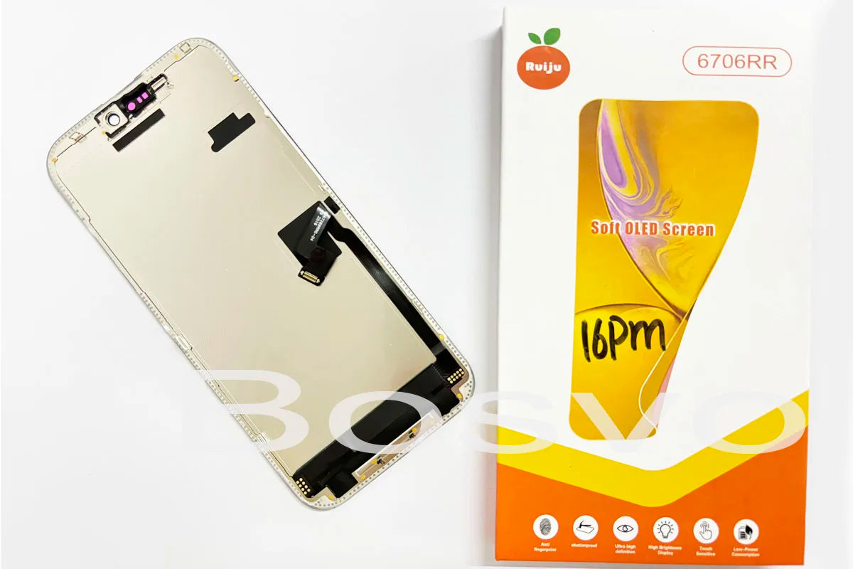 Wholesale 5 Pieces / Lot For iPhone 12 13 14 15 16 17 Pro Max Screen Display Lcd With Touch For iPhone 14 15 16 Plus RJ OLED