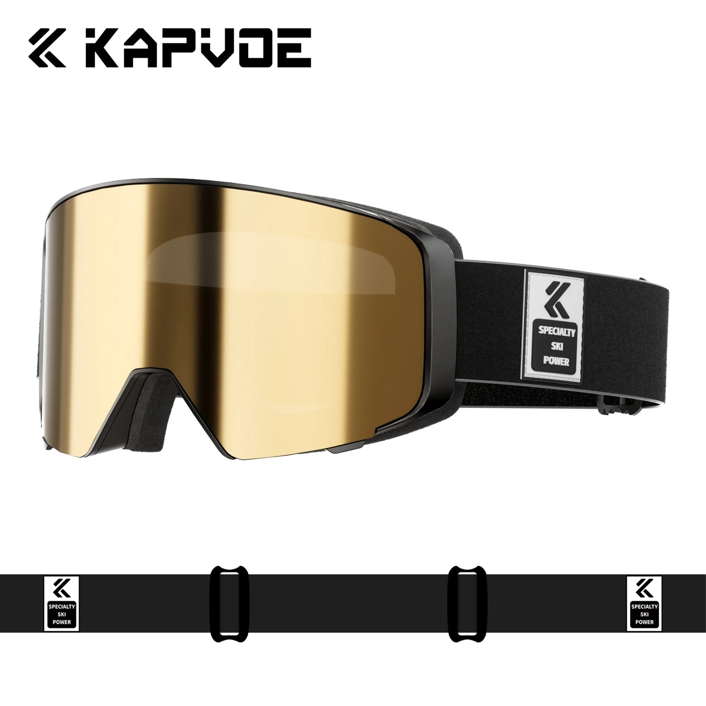 Kapvoe 2026 Skiing Eyewear Flip Ski Goggles Photochromic Snow Goggles Men Snowboard Mask Protection Glasses Snowmobile Winter