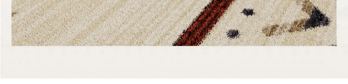 VIKAMA New Design Warm Wave Retro Winter Warm Non-slip Floor Mats Living Room Bedroom Sofa Washable Dirt-resistant Carpet