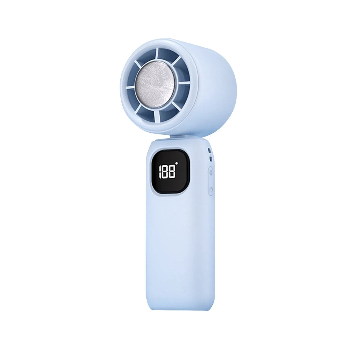 Cooling Handheld Mini Fan Digital Fan Usb Rechargeable Display Turbo Fan 100 Speed Adjustable Quiet Portable Personal Fan Indoor