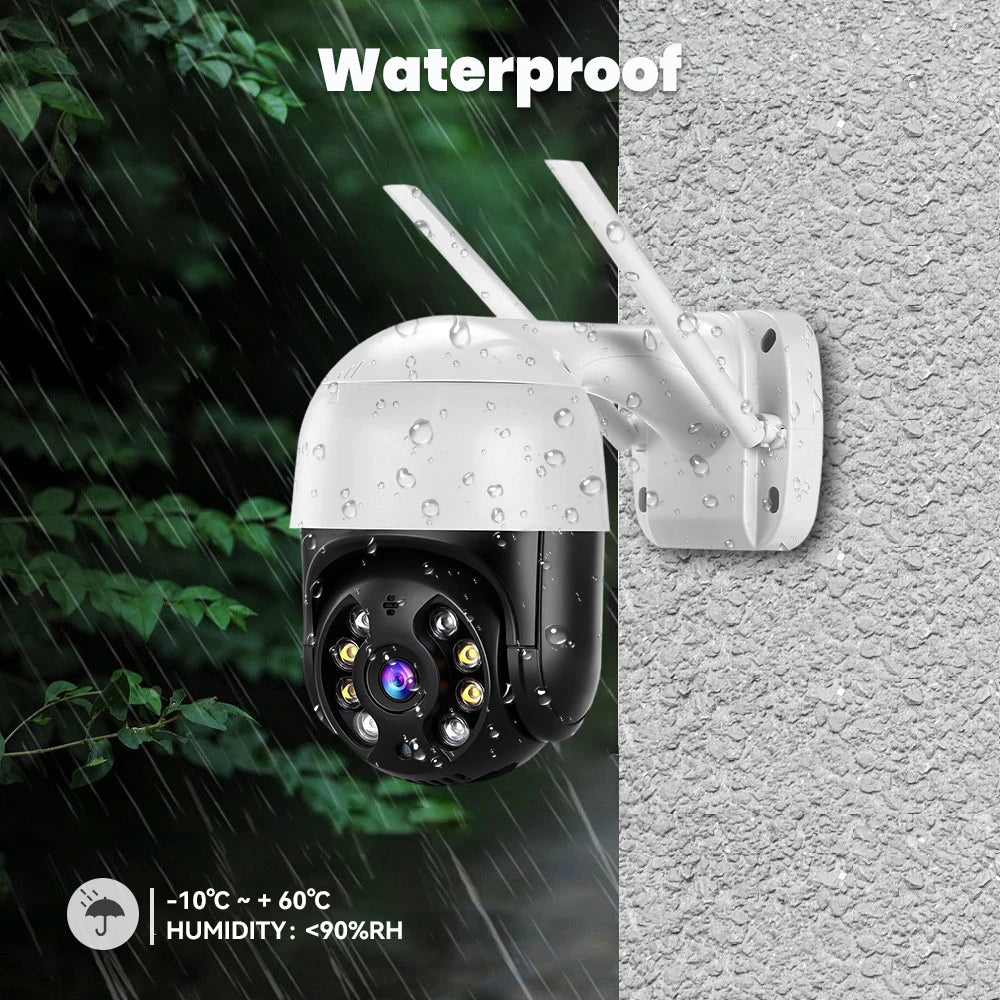 4K 8MP Smart Wifi PTZ Camera 5x Digital Zoom AI Human Detection ONVIF Wireless CCTV IP Camera Iptv Security Protection