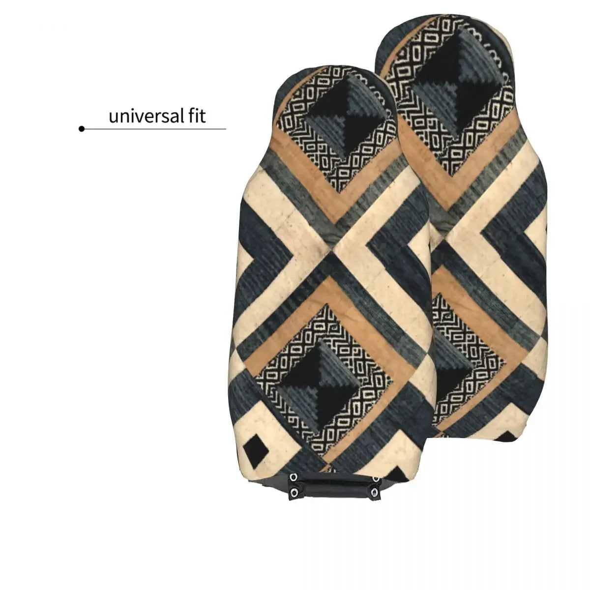Antique African Textile Print Universal Car Seat Cover Protector Interior Accessories Women Seat Cushion/Cover Seat Protector