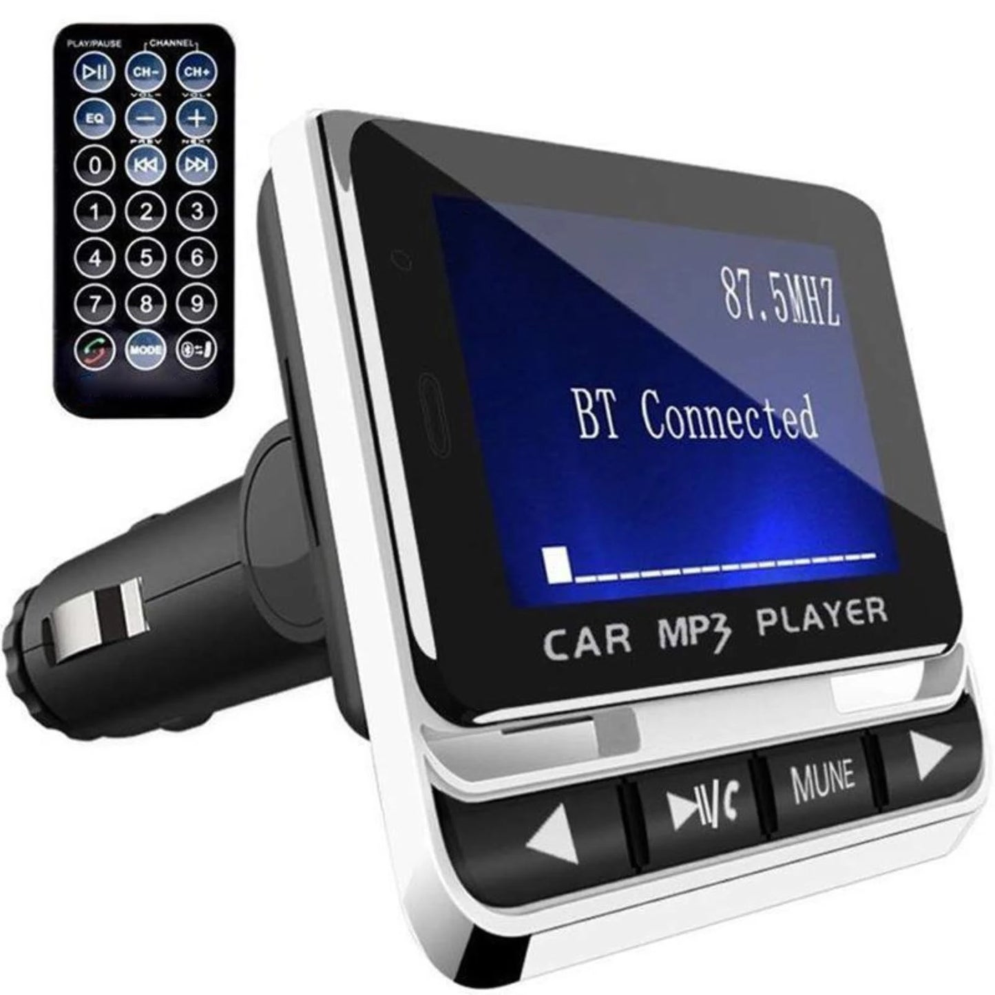 1.4 inch LCD Display Bluetooth FM Transmitter For Car MP3 Player Handsfree Radio Music Adapter USB Car Charger Remote Control