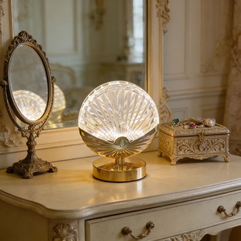 Modern Crystal Table Lamp Bedroom Bedside Light Touch Control Night Light Romantic Ambient Lamp For Home Decor