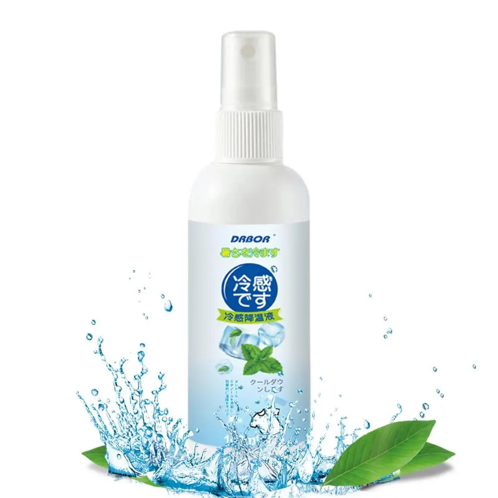 Cool Spray For Summer Household Instant Cooling Spray Natural Plant Extracts Cooling Artifact For Camping Outings Traveling