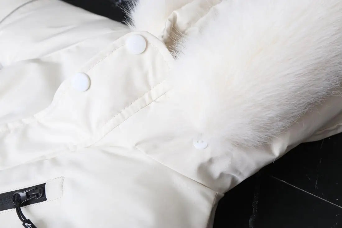 Pink Warm and Thick Boys and Girls Ski Velvet Lining Clothes Jumpsuit  2025 Winter New Children's Clothing Jumpsuit 1-5Y Parka