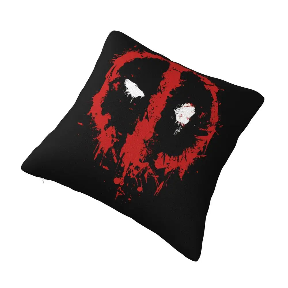 Custom Deadpool Wolverine Cartoon Manga Cushion Cover Soft Cute Pillows