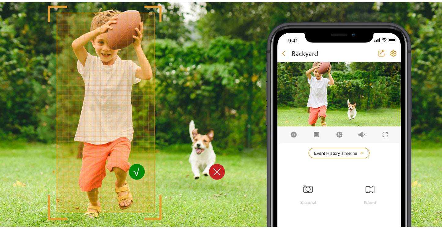 IMOU Bullet Security Camera 2.4GHz WiFi IP Camera Outdoor with IP67 Wi-Fi 6 Surveillance Camera Human Detection 24/7 Recording