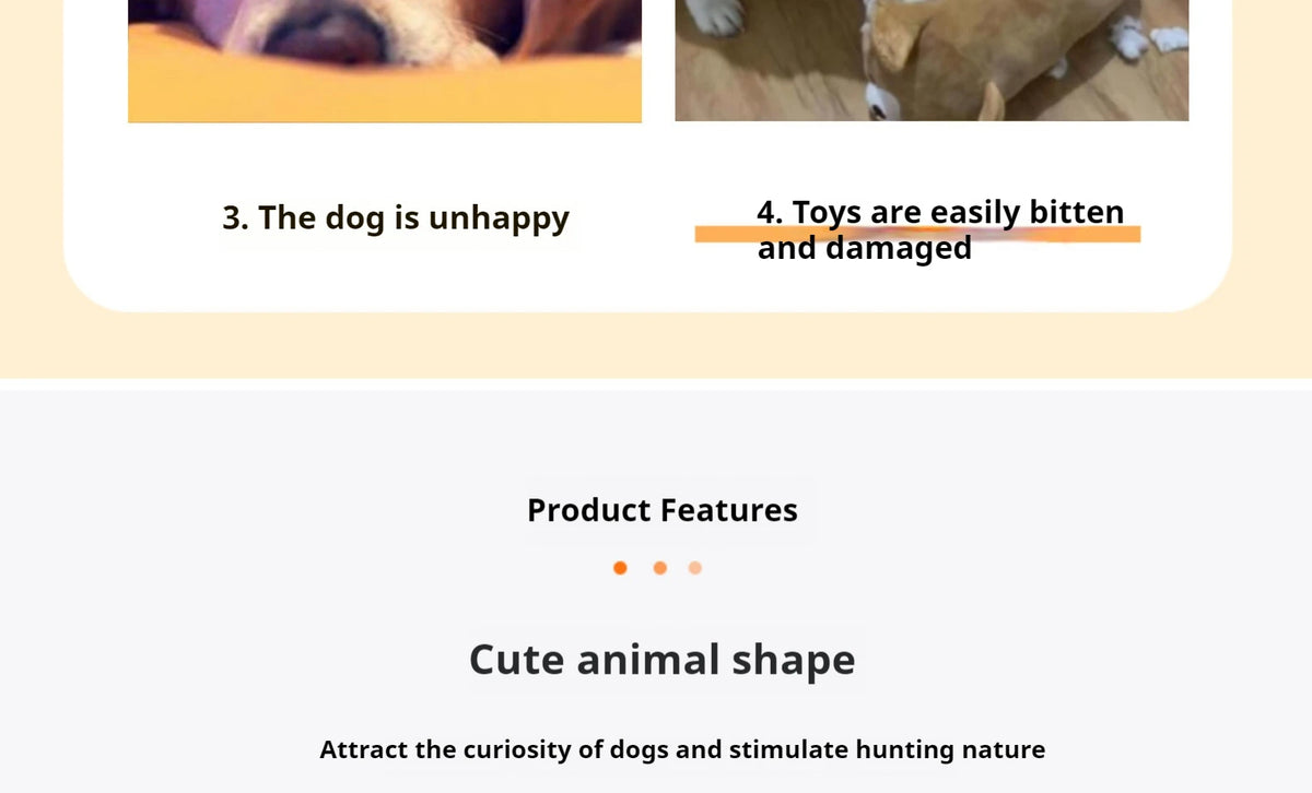 New Pet Toy Striped Elephant, Yellow Duck, Pink Pig Biting Pet Toy Simulated Pet Sound Dog Toy