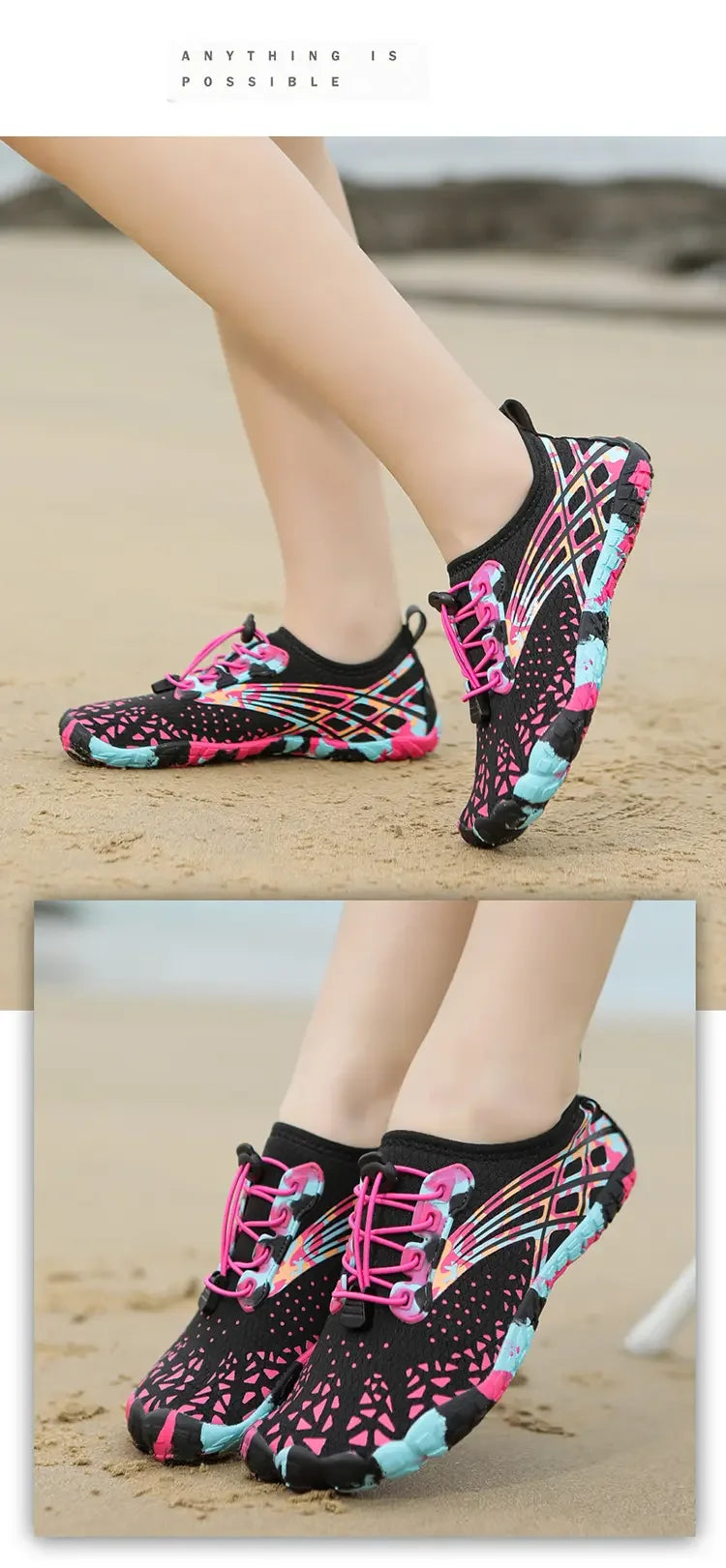 Unisex Shoes For Women Fitness Treadmill Indoor Outdoor Speed Interference Water Beach Couples Swimming Shoe Men Aqua Sneakers