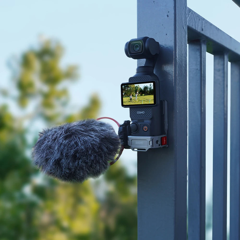 BRDRC Multi-Function Expansion Magnetic Mount for DJI Osmo Pocket 3,Aluminum Alloy Base,Pocket 3 Quick Release Accessories