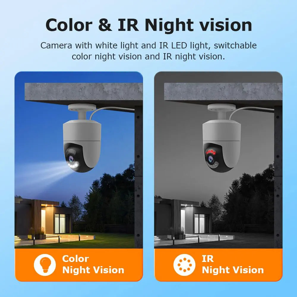 6MP Tuya Smart 5G WIFI Camera Outdoor Indoor Security Home PTZ Camera Auto Tracking Color Night Vision Wireless Surveillance Cam