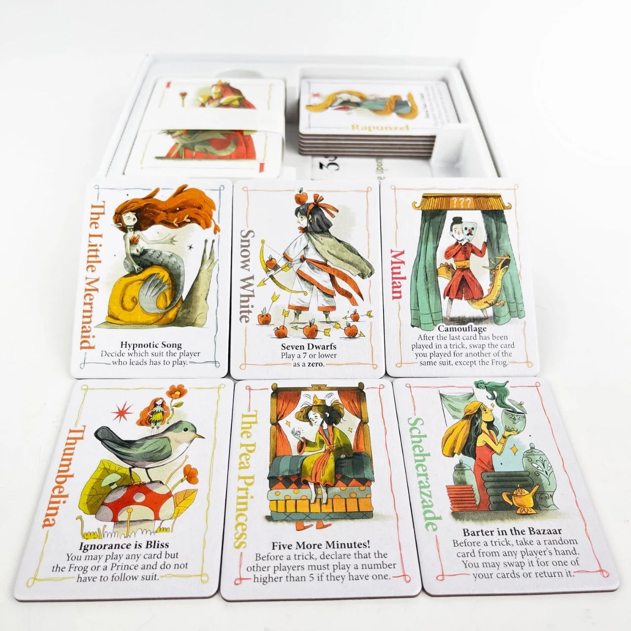 REBEL PRINCESS Deluxe Board Card Game Ultimate Family Party Trick-Taking Fun for 3-6 Players