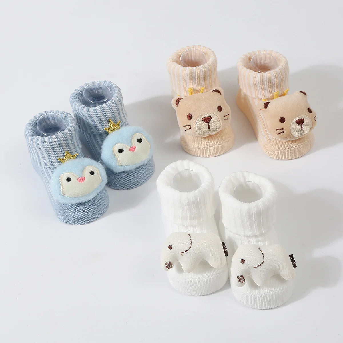 3Pairs/set Baby Socks Girls Boys Newborn Accessories Cartoon Animals Kids Gift Clothes Child Infant Stuff Cotton Breathable Sock