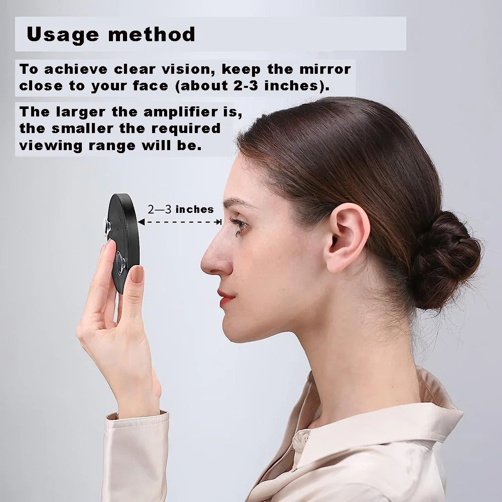 Bathroom Facial Round 20x Magnifying Makeup Mirror Small Hand Held Mirrors For Lash Artists Vanity Dressing Table Wholesale