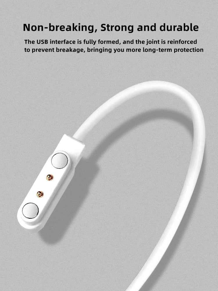Smart Watch Magnetic USB Charger 2pin 4pin Charging Cable Line Cord Power Adapter Long Wire For Smartwatch Juicer Beauty Devices