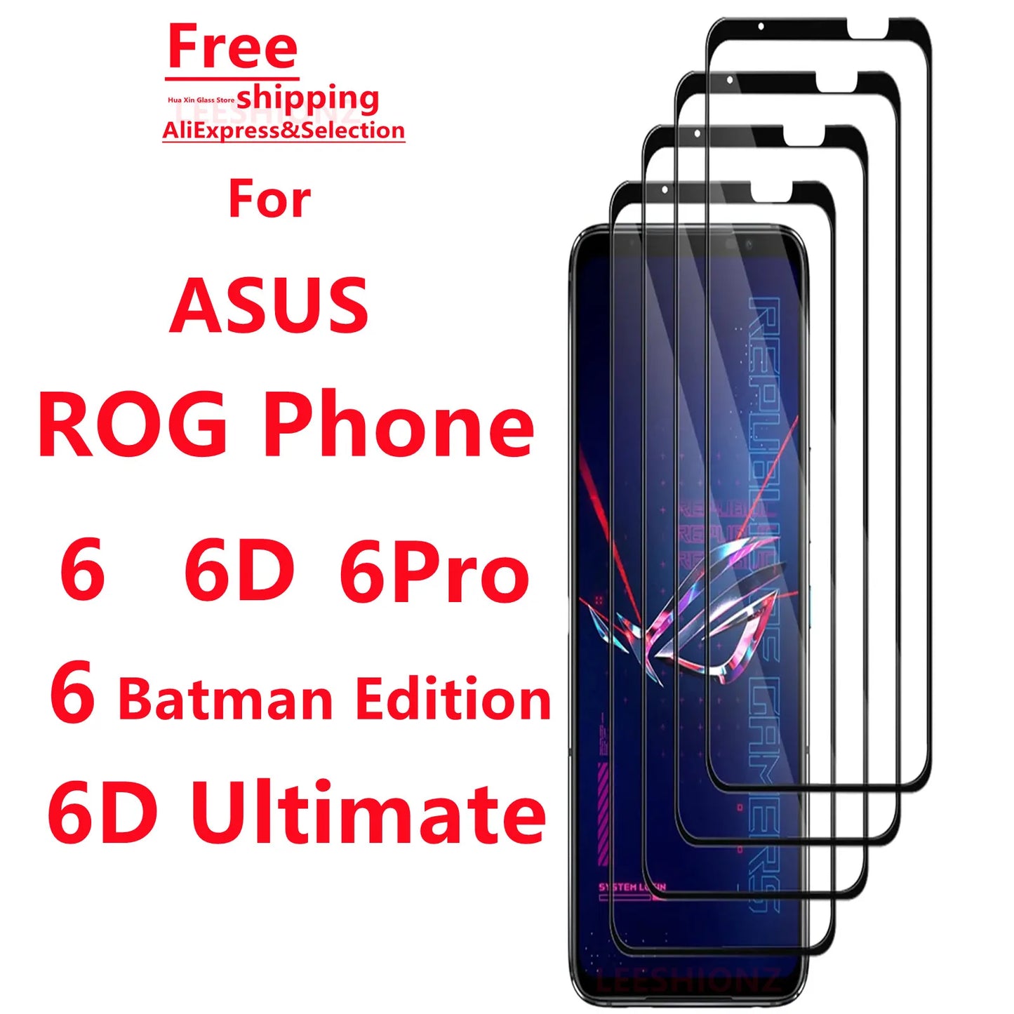Tempered Glass For ASUS ROG Phone 6/6 Pro/ 6D/ 6D Ultimate 6 Batman Edition Screen Protector Glass Film