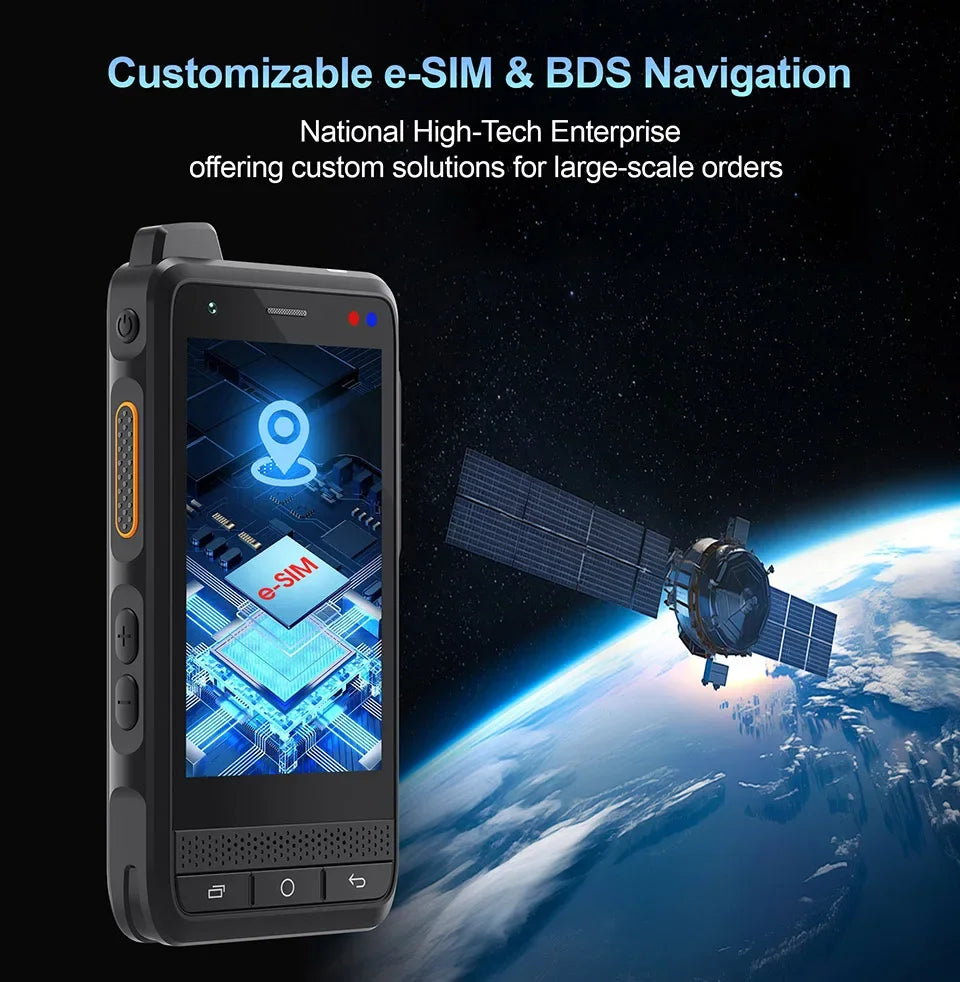 NEW Global Edition UNIWA F400 4G Zello Walkie Talkie Smartphone 4" Android15 5.0MP 13MP 4GB+64GB 4350mAh 15W PoC Radio SOS NFC