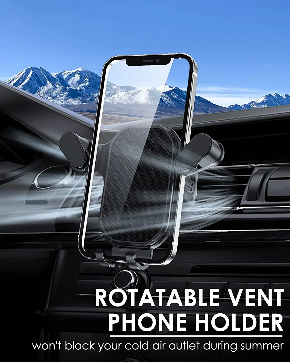 Universal Gravity Car Cell Phone Holder Mobile Phone Stand GPS Navigation Support Car Air Vent Mount Bracket For iPhone Realme