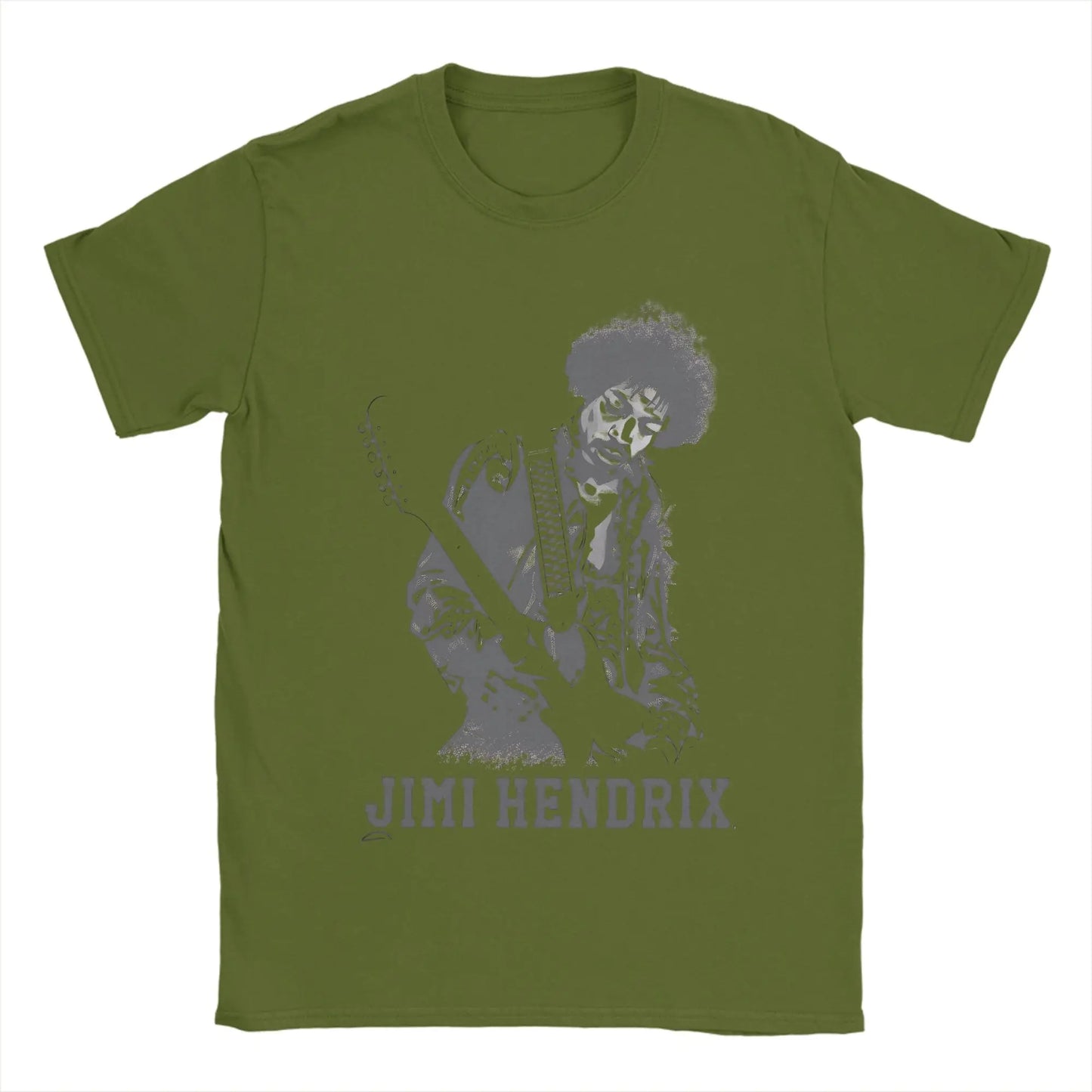Jimi Hendrix Cotton T-Shirt For Man Summer  Classic T Shirts Breathable Novelty Tee Shirt Big Size Casual Clothing