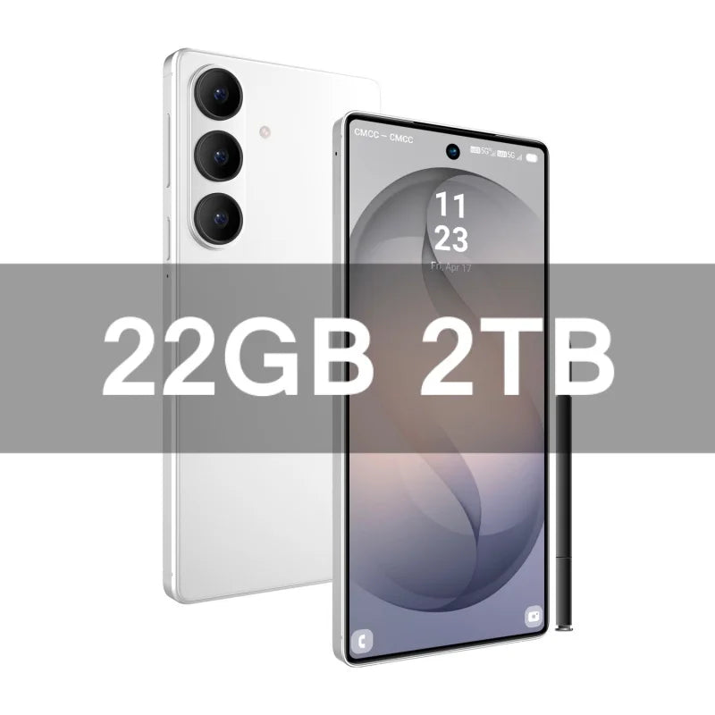 A57 22GB+2TB Global For Edition 8000mah HOT Screen Android 5G 108MP x 72MP Protector Battery Original Smart 7.3''HD AB2