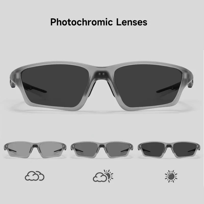 Multi Focal Color Changing Presbyopia Glasses, Sports Anti Slip Eyeglass Frames, Trendy Anti Blue Light Presbyopia Glasses