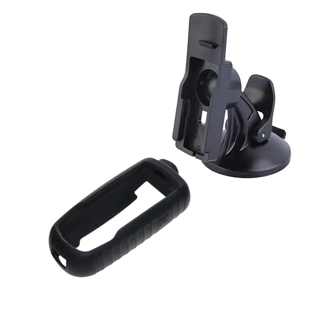 Suction Car Cup Bracket Mount + Case for Garmin GPSMAPM 62 62s 62st 62sc 62stc 64 64s 64st 64sc 64x 64sx 64csx 65 65s 65sr