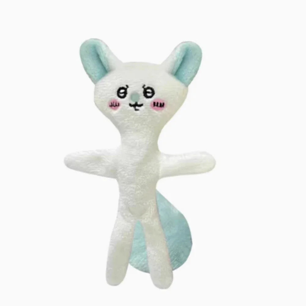 12cm Chiikawas Funny Doll Full Body Movable Swing Design Anime Cute Cartoon Plush Key Accessory Bag Decoration Toy Holiday Gift