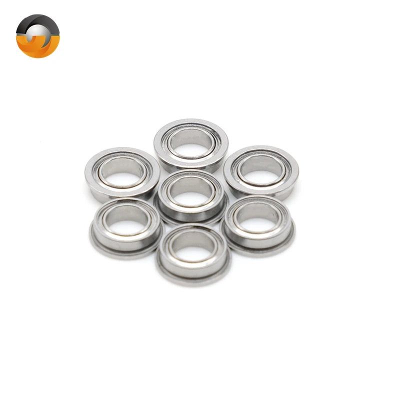 10Pcs MF85ZZ 5x8x2.5 mm ABEC-7 Miniature Flange Bearing Deep Groove Ball Bearing High Quality MF85Z MF85