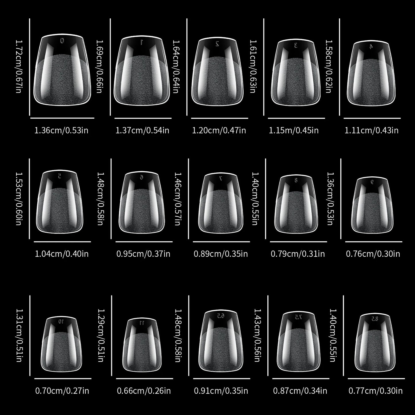 360pcs Soft Gel Nail Tips Semi-Matte Full Cover Almond Coffin Oval False Soak Off Gel Extension Tips Press On Nails Salon Home