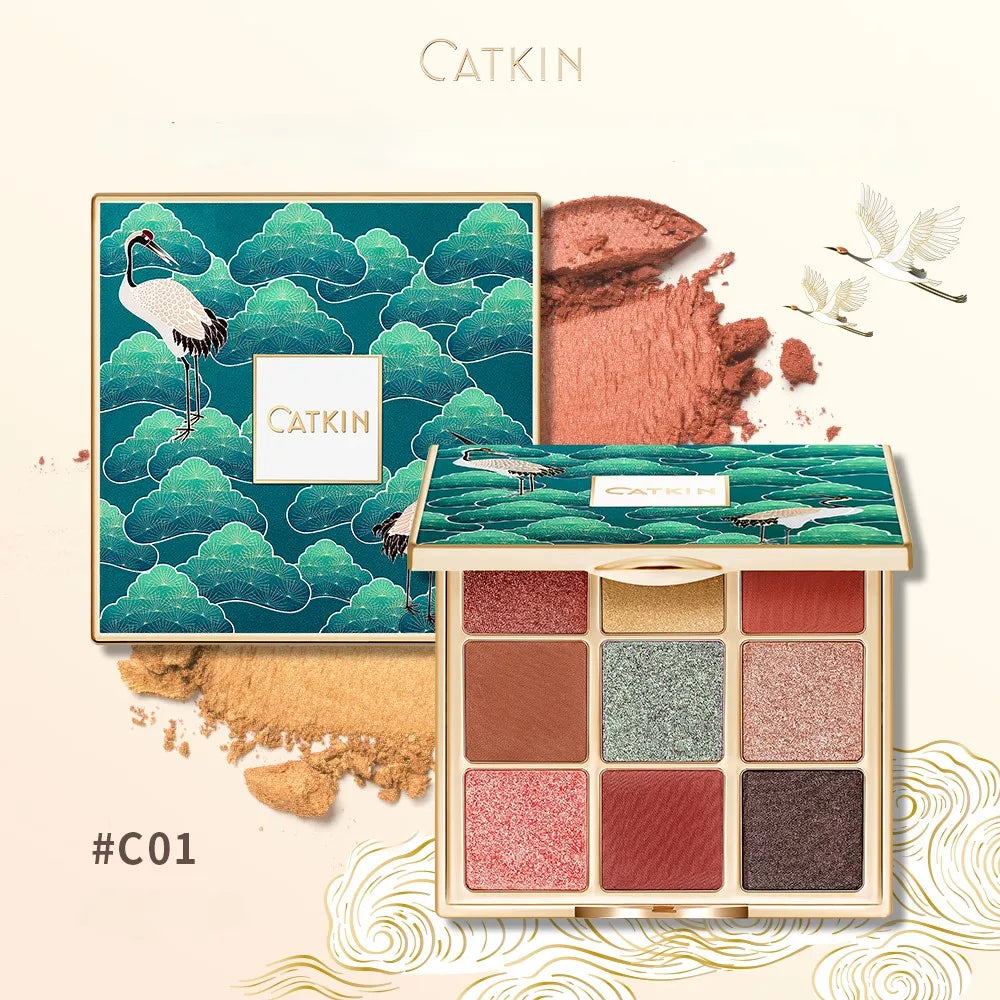 CATKIN Eternal Love Seasonal 9 Colors Eyeshadow Glitter Shimmer Matte Metallic Natural Special Chinese Modern - Hot Sales