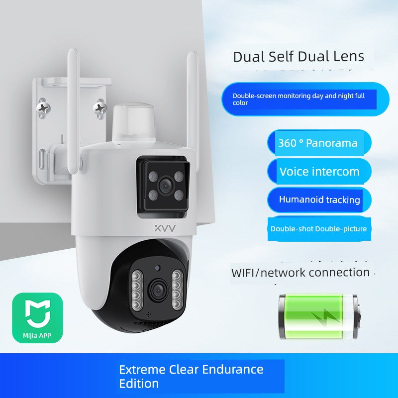 MIJIA App Camera Shadow Mobile Phone Remote For Home 360 Degrees No Dead Angle WiFi Door Ceiling Monitor