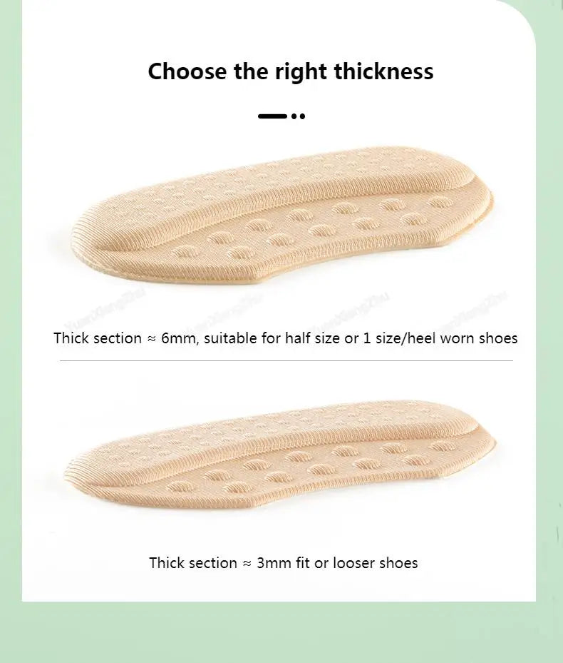 Shoe Pads for High Heels Anti-wear Foot pads Heel Protectors Womens Shoes Insoles Anti-Slip Adjust Size Shoes Accessories 1Pair