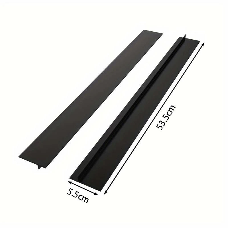 Silicone Gap Strip Kitchen Gas Stove Sealing Strip Kitchen Anti-Oil Anti-Stain Strips Silicone Insert Kitchen Accessories