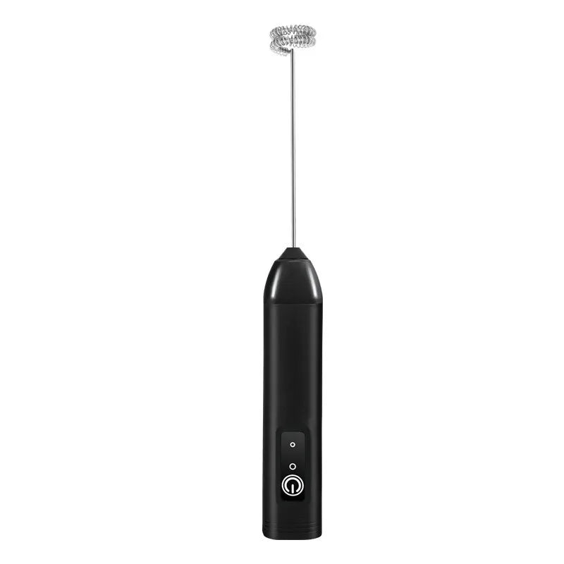 MINI Milk Frother USB Rechargeable 3 Speeds Foam Maker Coffee Whisk Mixer Electric Handle Blender Egg Beater